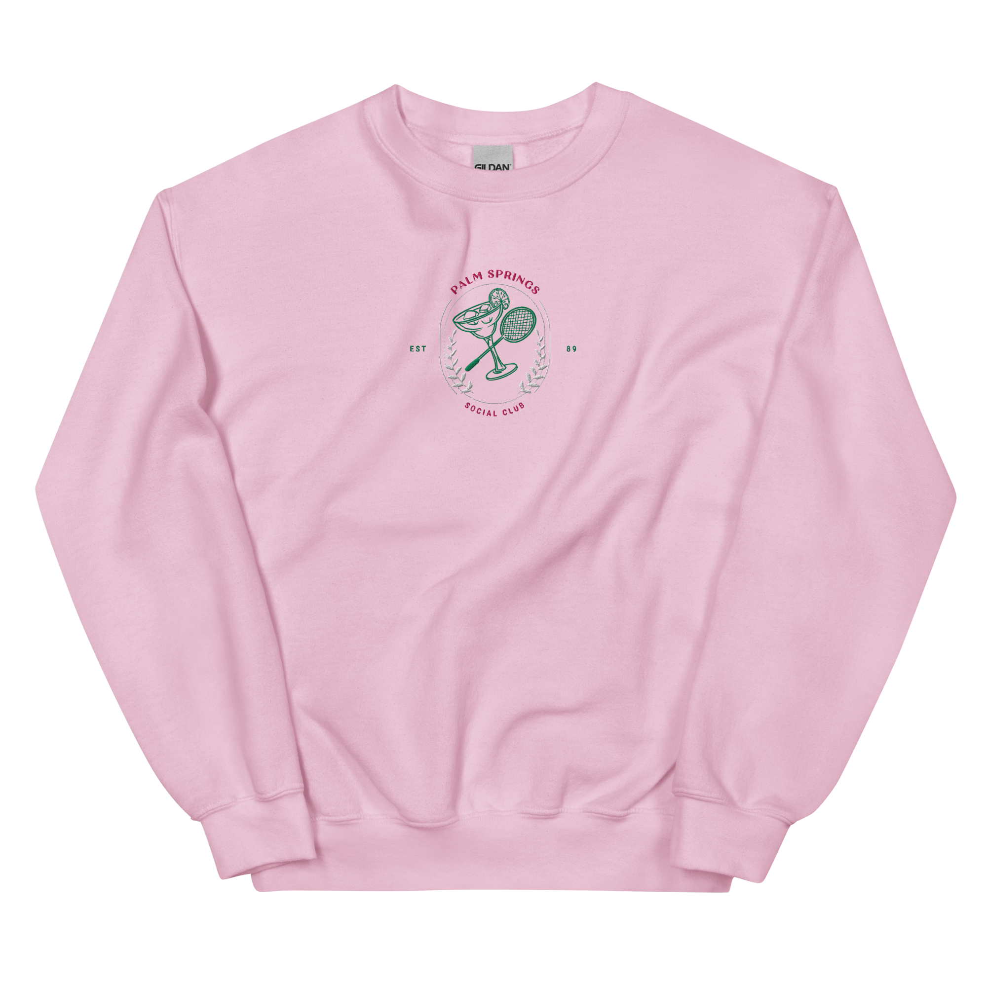 Palm Springs Social Club Embroidered Crewneck