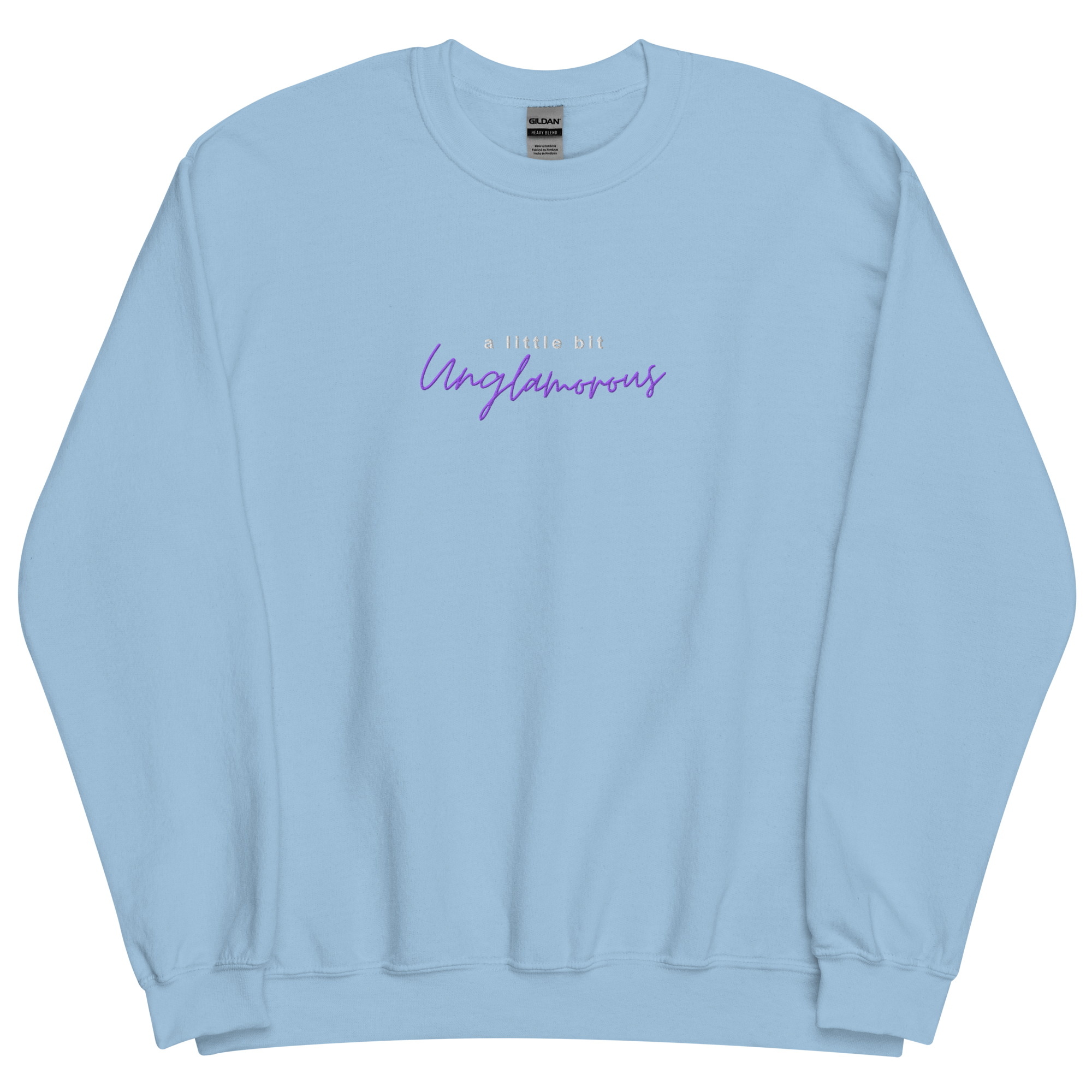 A Little Bit Unglamorous Podcast Embroidered Crewneck