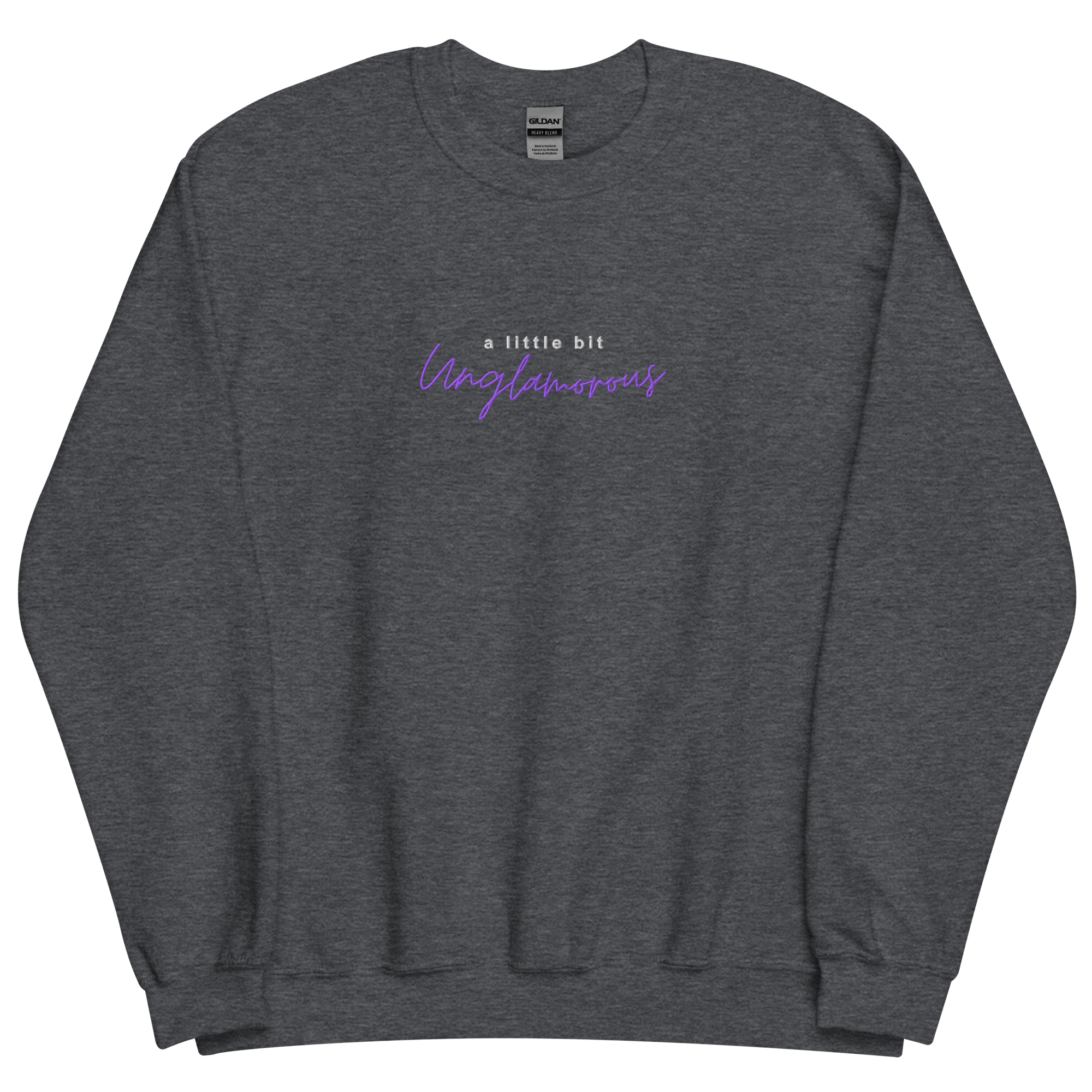 A Little Bit Unglamorous Podcast Embroidered Crewneck