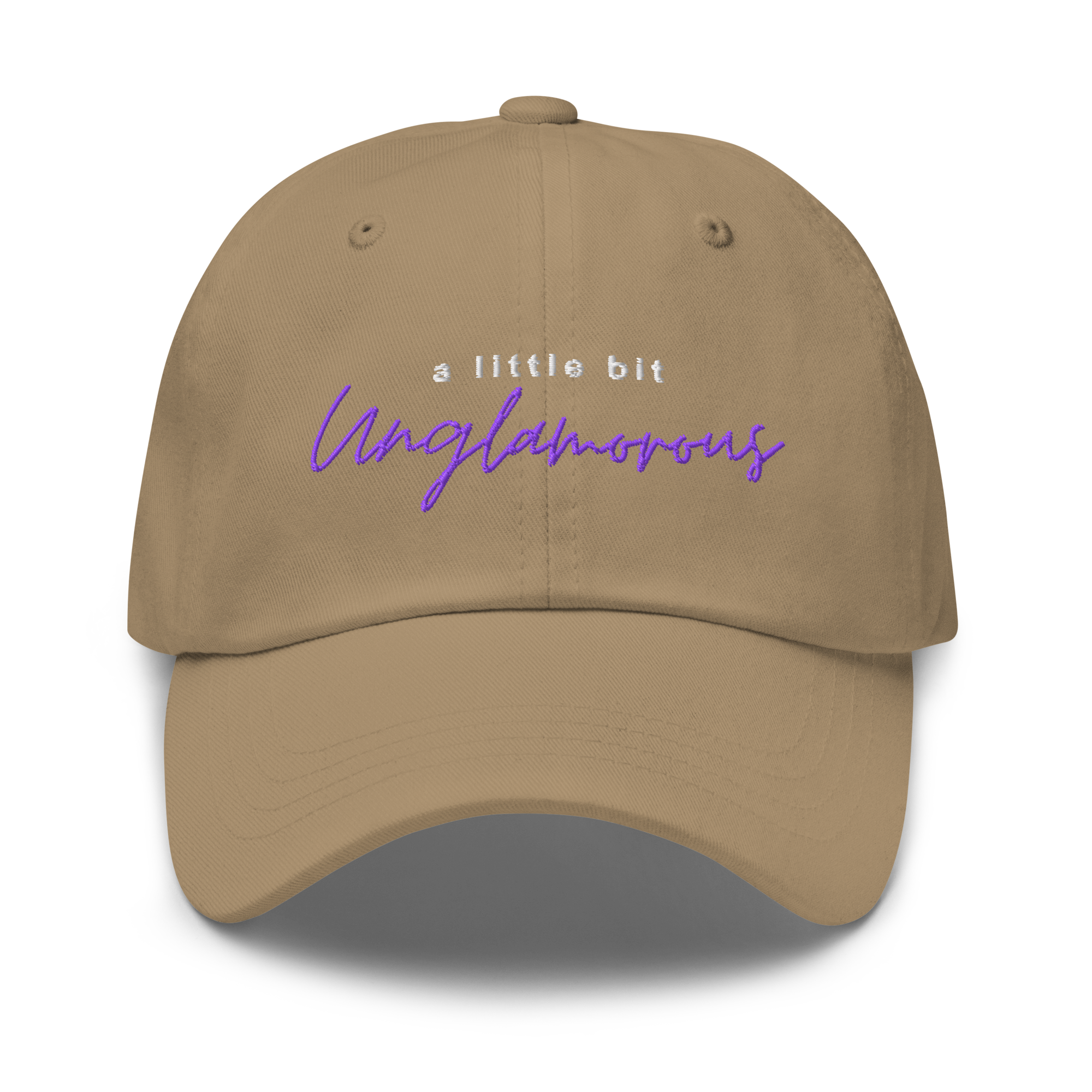 A Little Bit Unglamorous Podcast Embroidered Dad hat