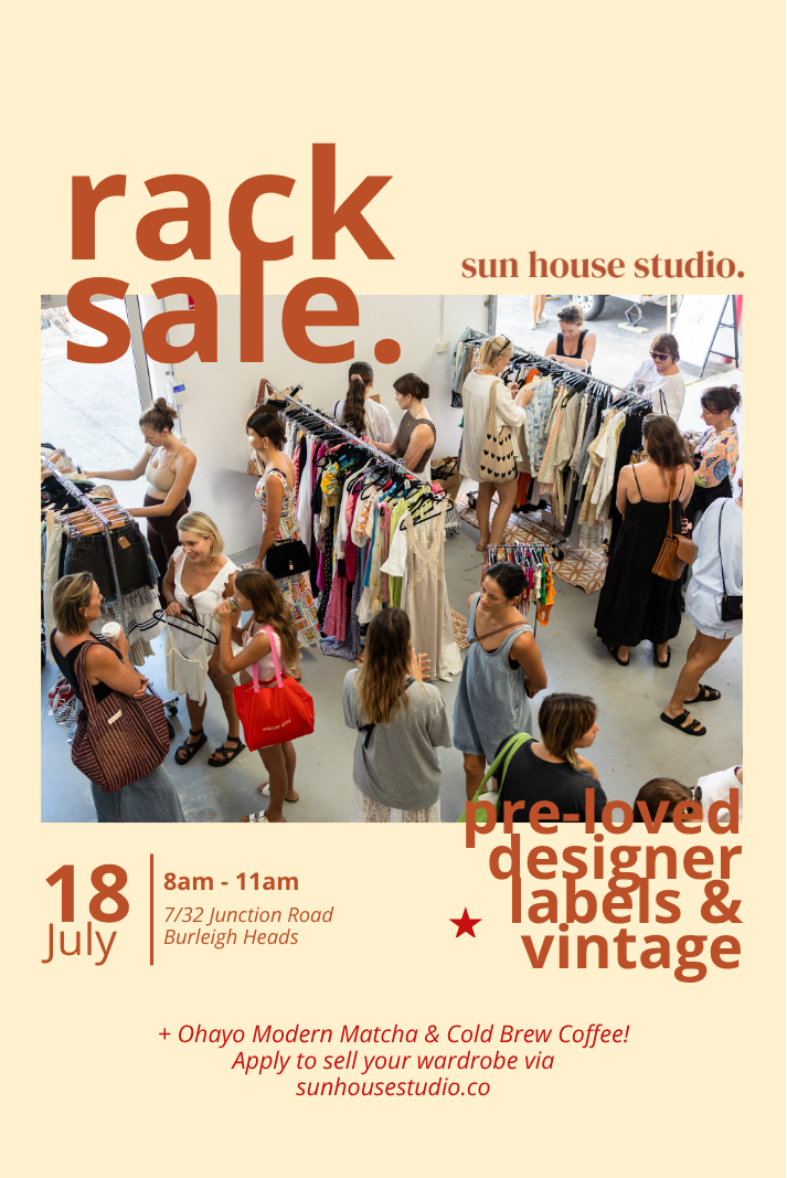 Why sell your designer clothing at our next Rack Sale?