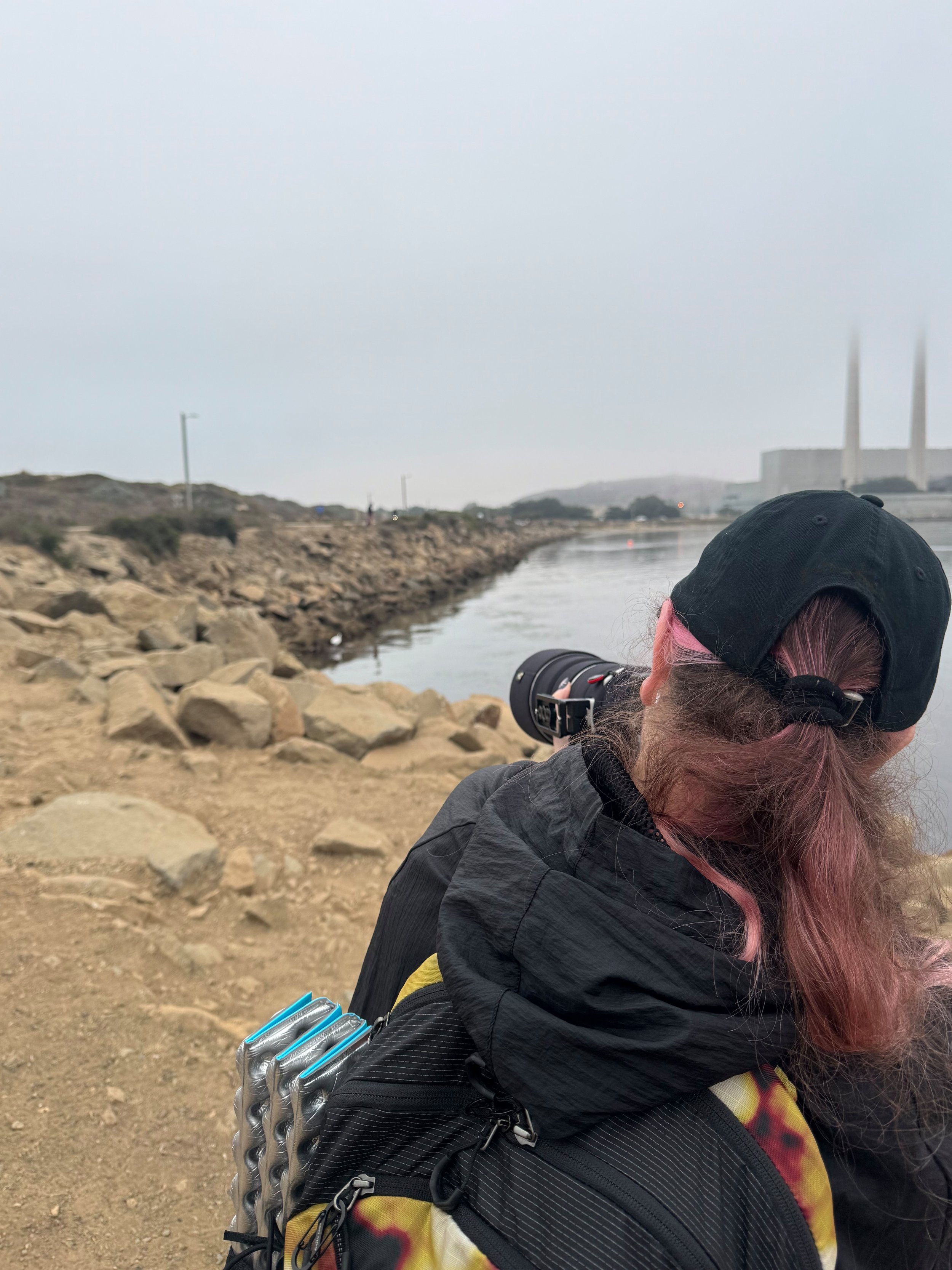Alexis Noelle in the Field in Morro Bay