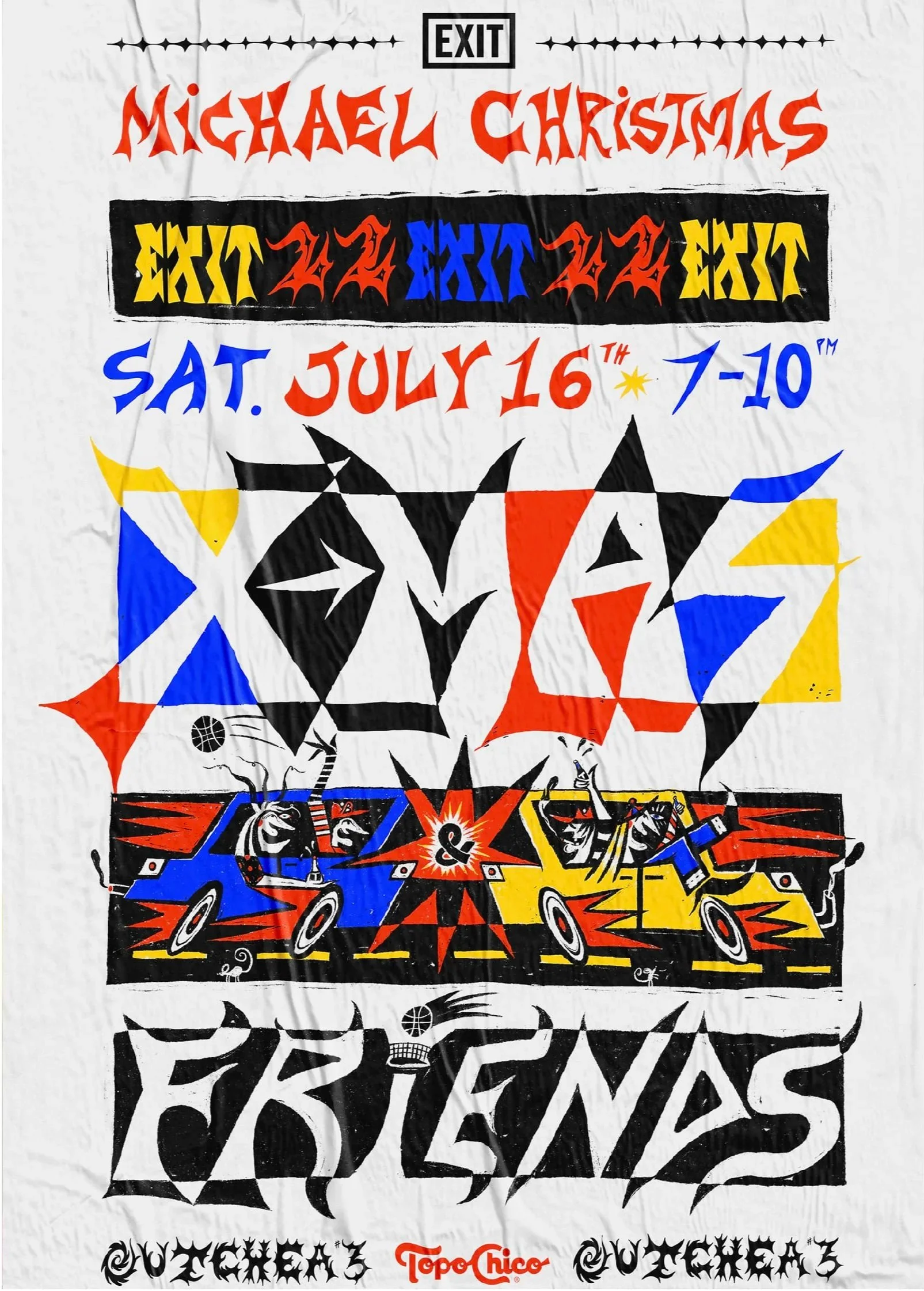 Booked Michael Christmas at EXIT Galleries