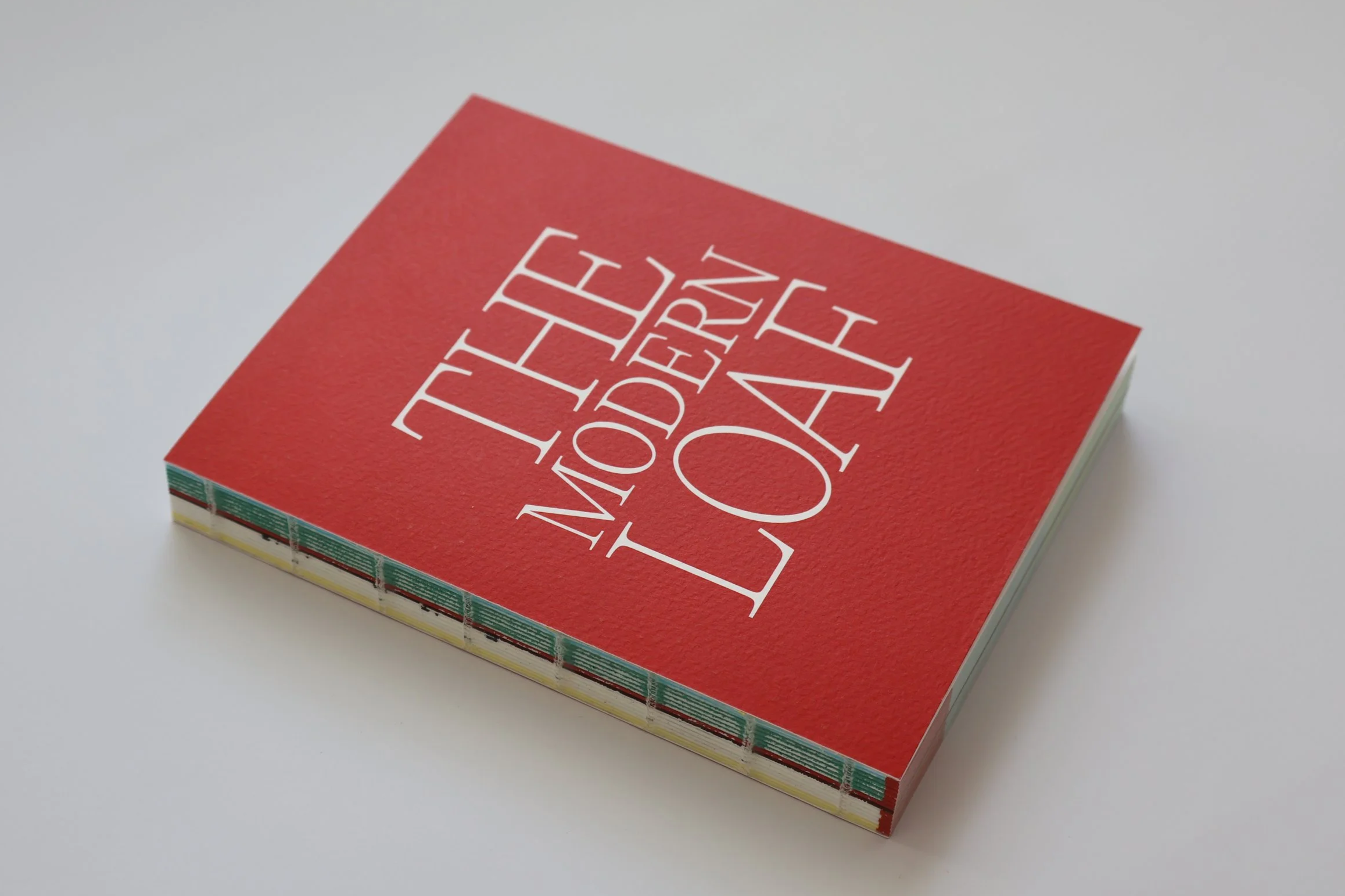 Close-up of a book with a red cover titled "The Happy Ever After Book." The book is placed on a white surface against a plain white background.