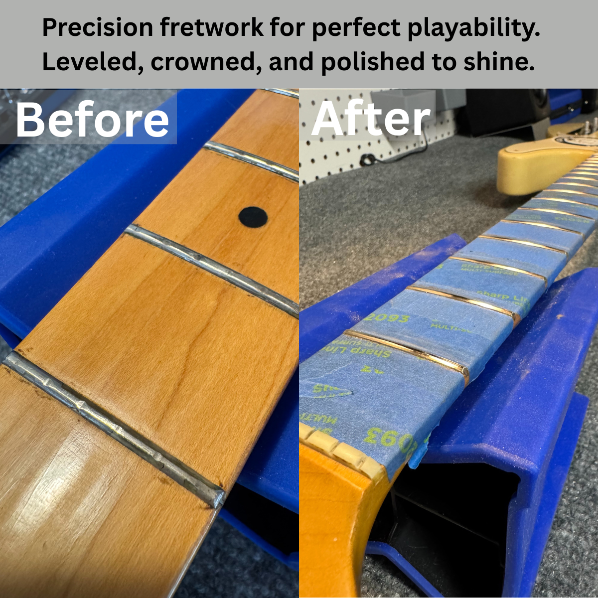 Frets polishing before after.png