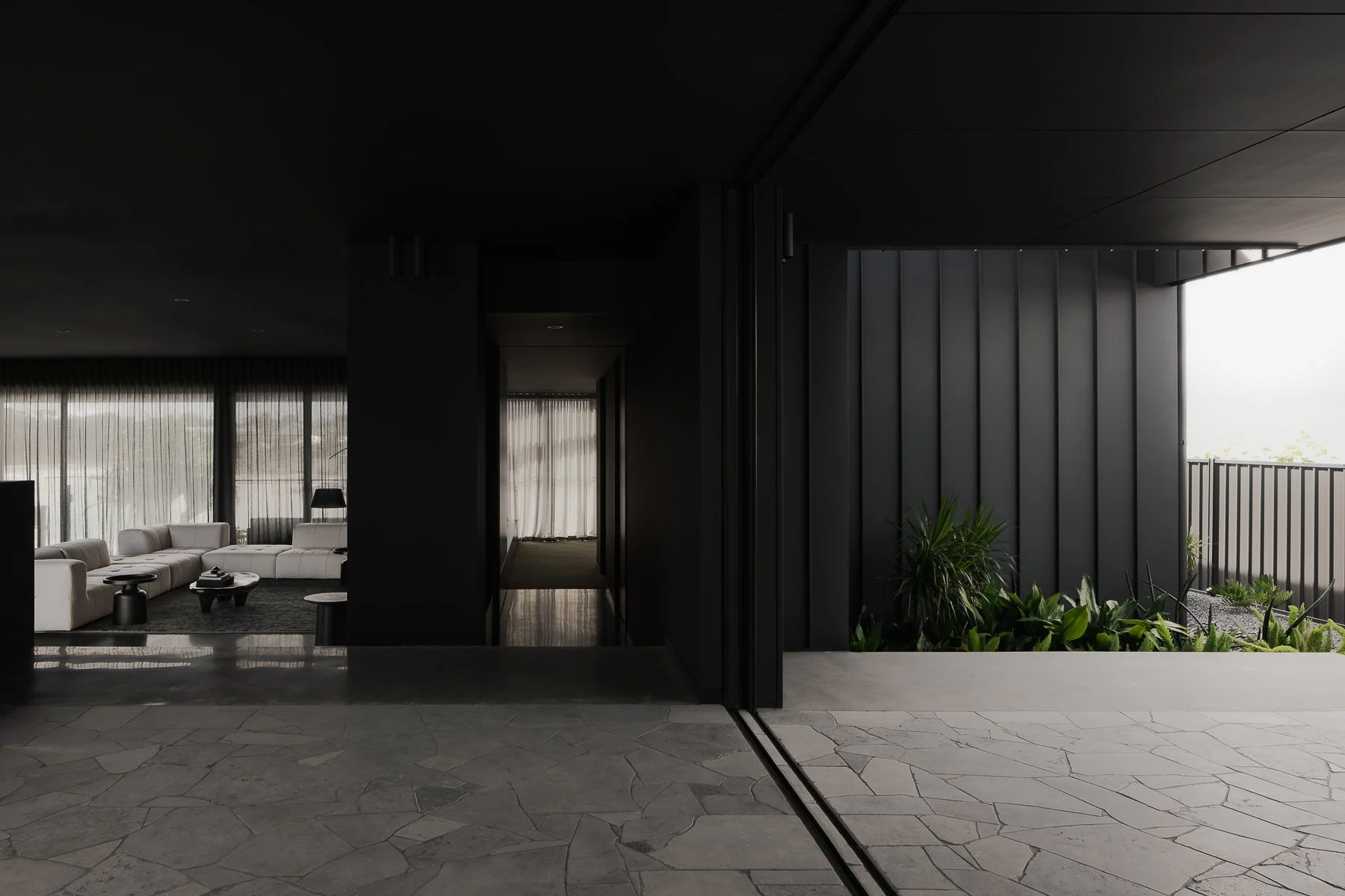 colorbond standing seam wall cladding, Mooloolaba Beach