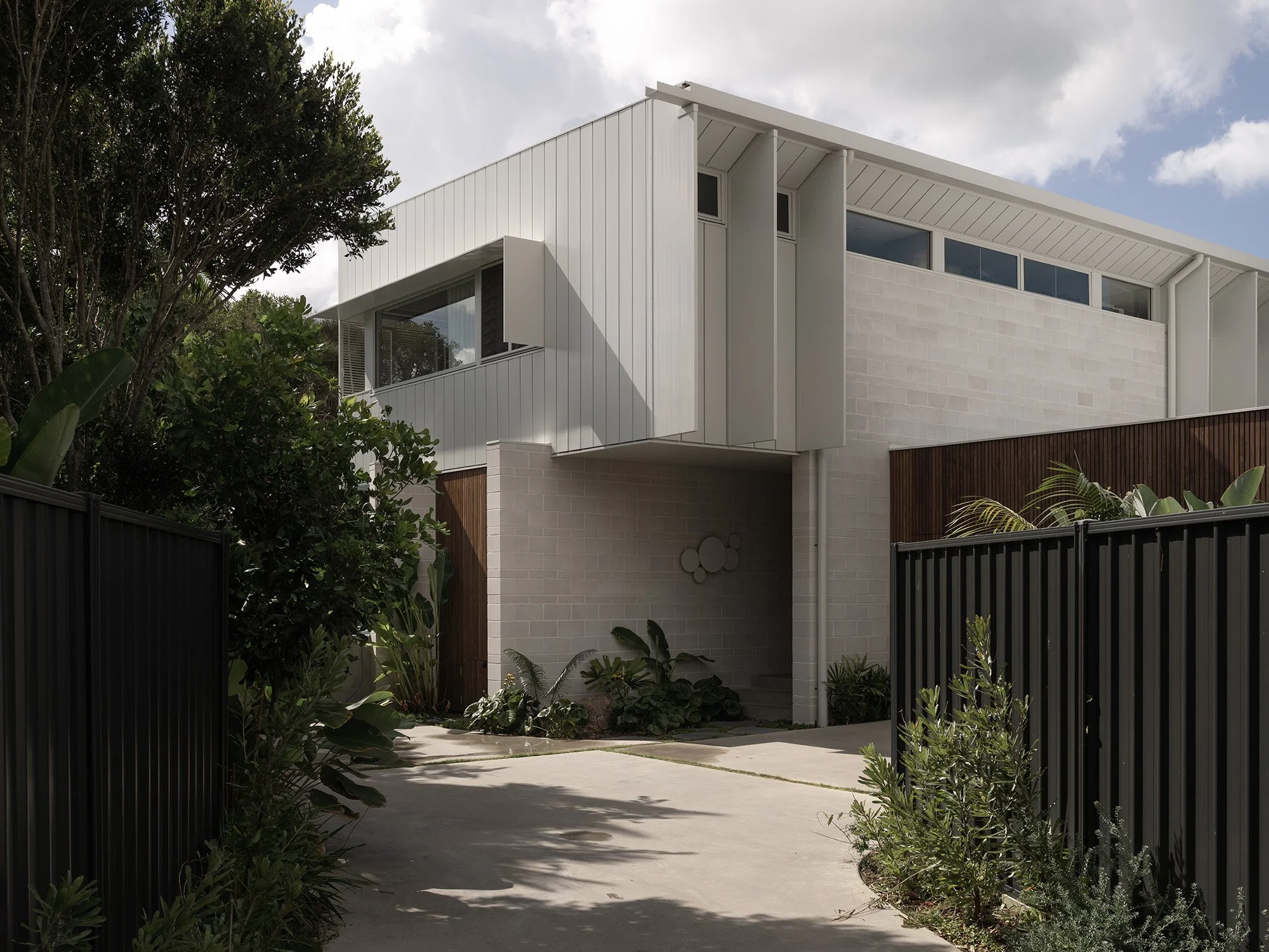 colorbond interlocking panels roof and wall, Marcoola Beach