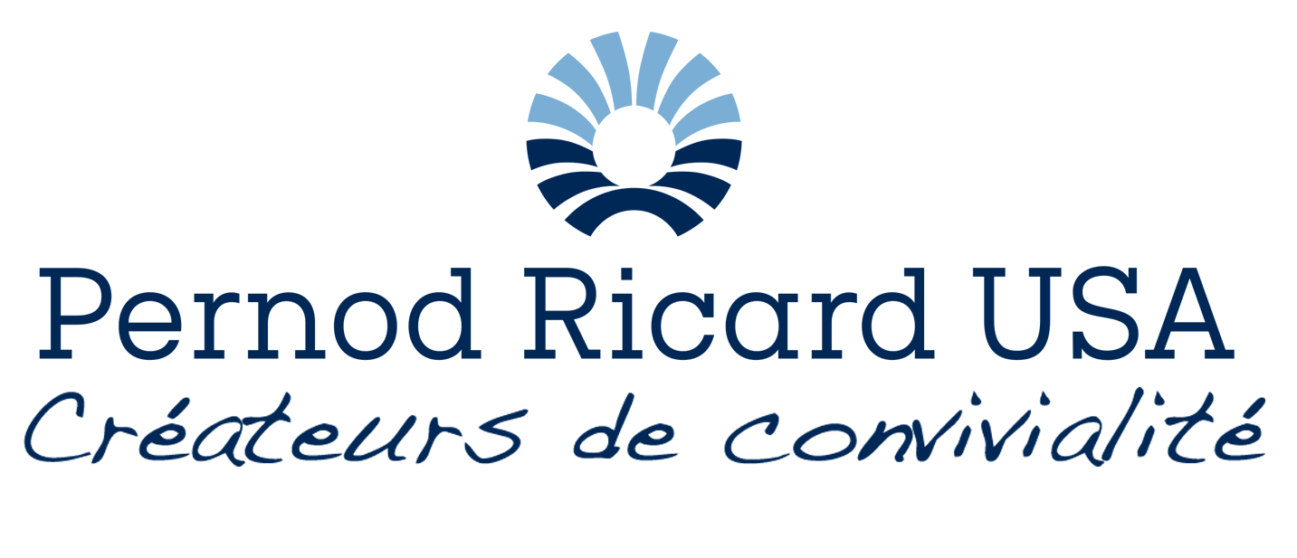 Blue and gray logo of Pernod Ricard