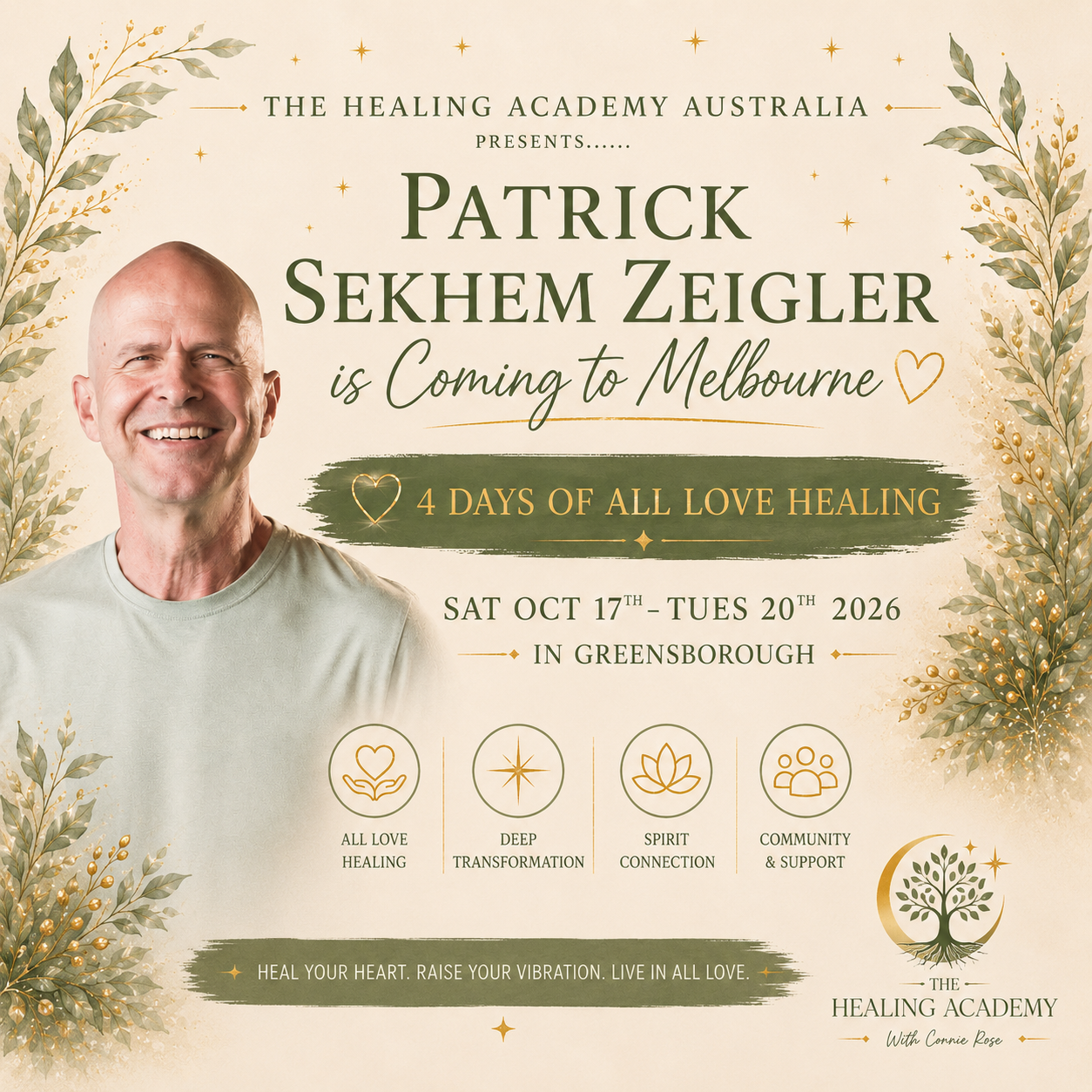 PATRICK ZEIGLER SEKHEM: 4 day Immersion in Mebourne 2026