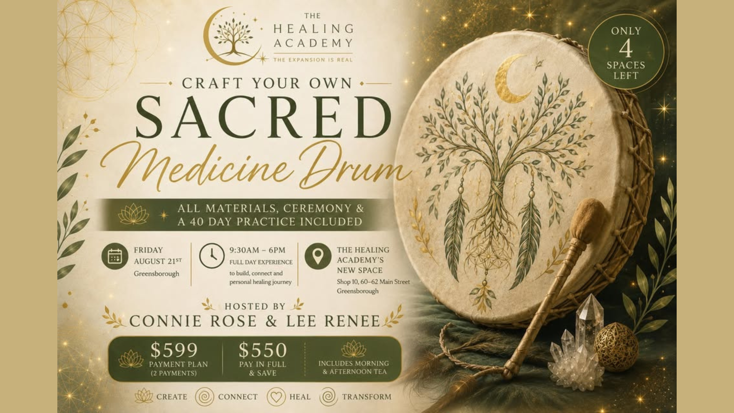 Craft Your Sacred Drum - A Day Workshop