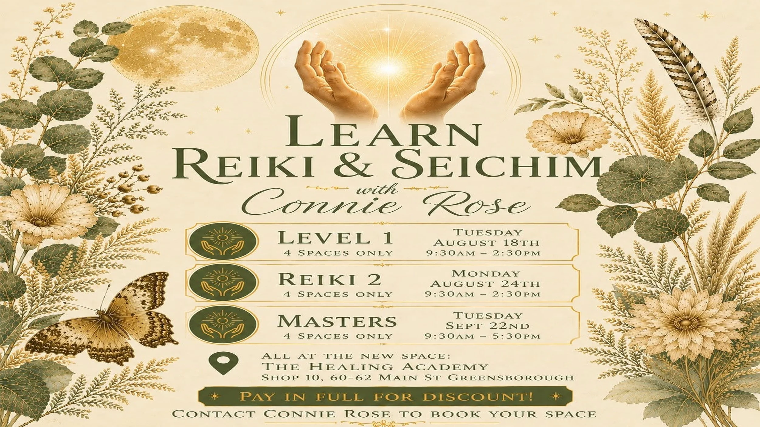 REIKI & SEICHIM PRACTITIONERS COURSE