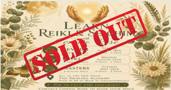 Level 1: REIKI &amp; SEICHIM PRACTITIONERS COURSE