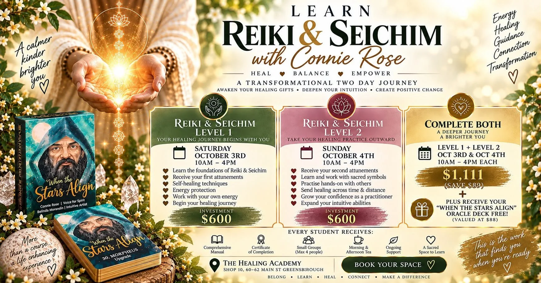 LEARN REIKI & SEICHIM WITH CONNIE ROSE