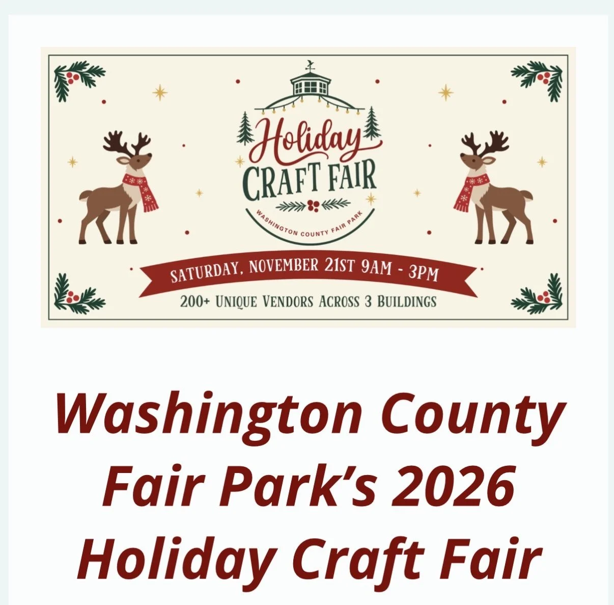 Holiday Craft Fair