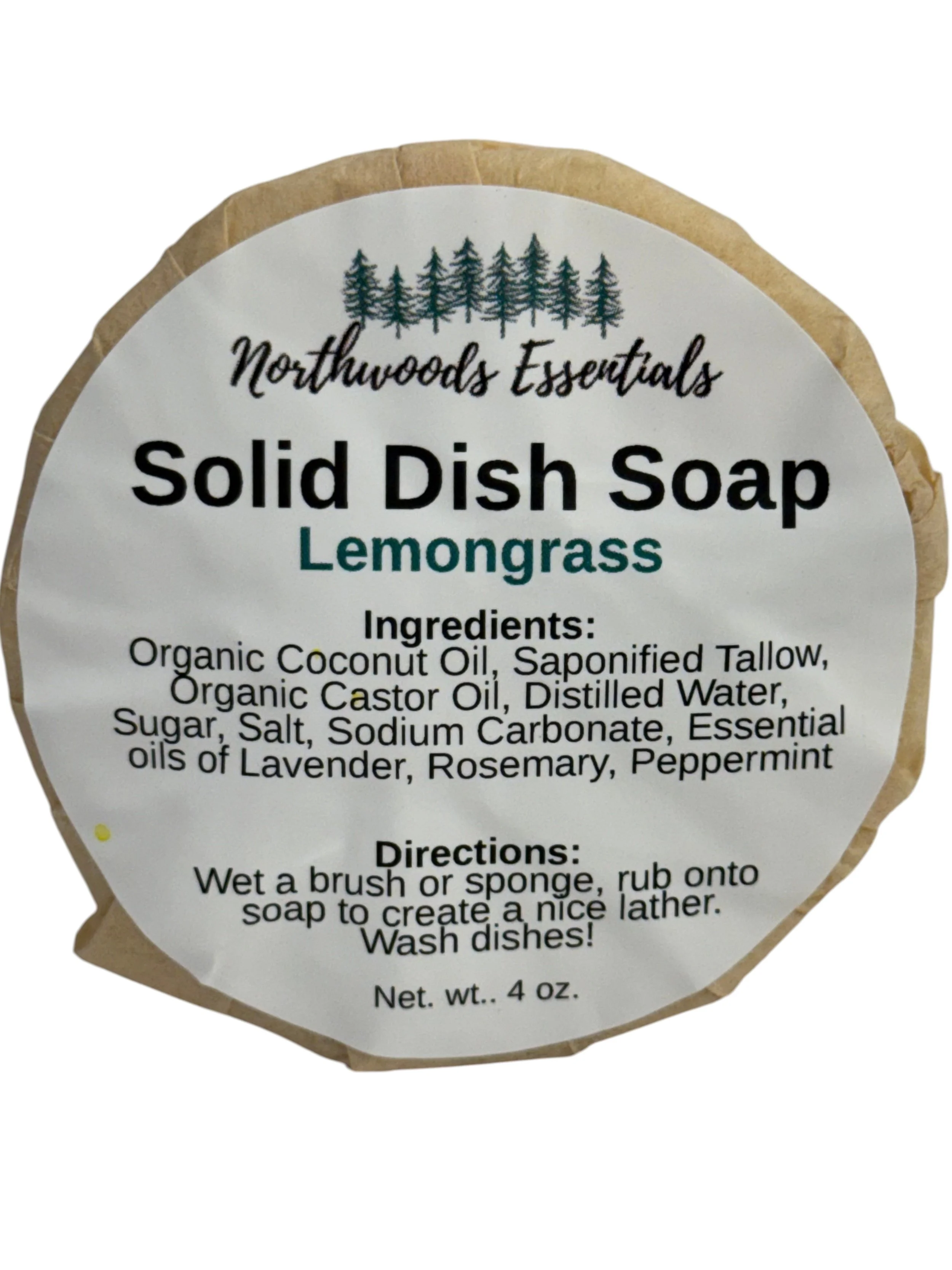 Solid Dish Soap Refill