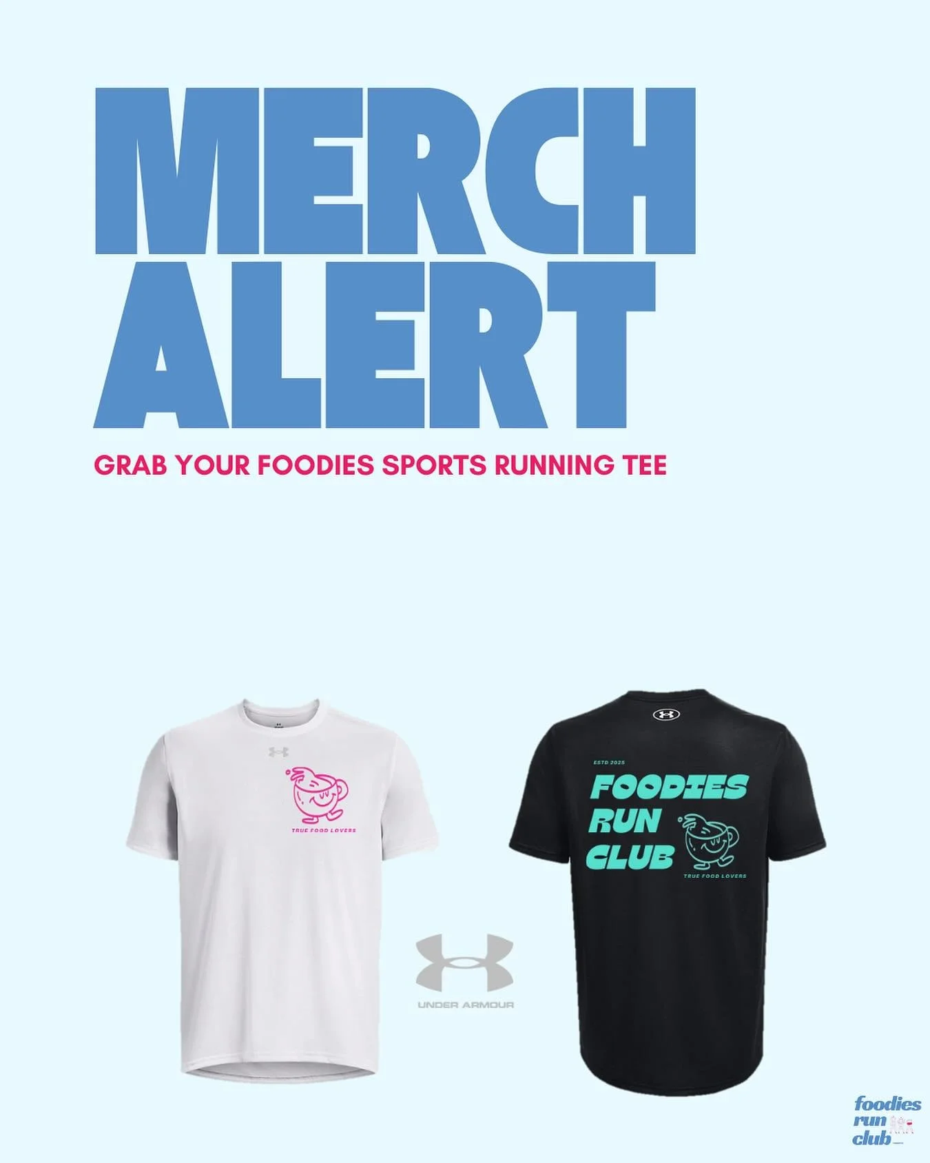 🚨MERCH ALERT 🚨
Your new running uniform = officially plated 🍽️ Grab your foodie run club shirt today through our link in bio! Orders will be accepted until September 30th!