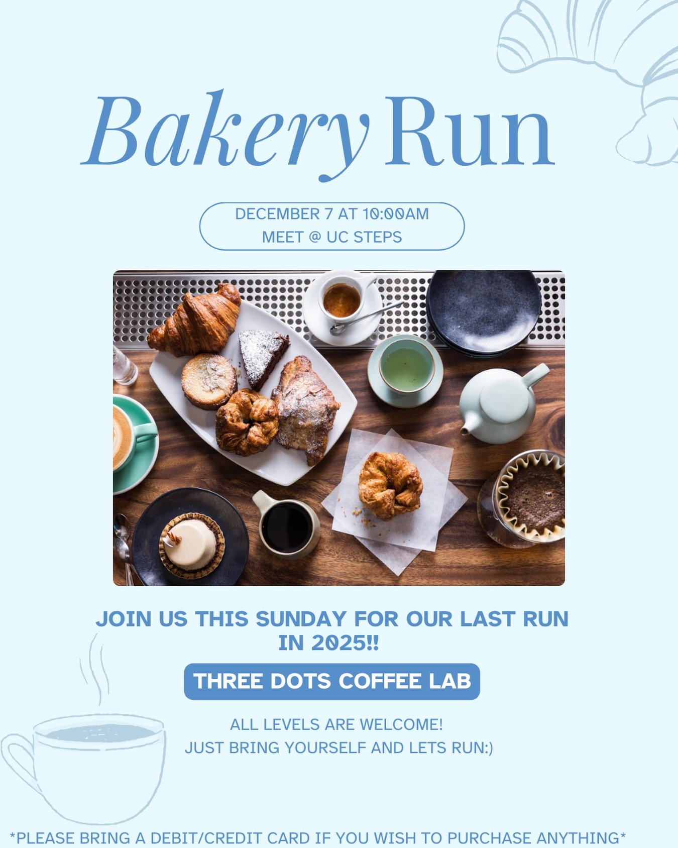 Last run in 2025 this Sunday! Come for a lil study break😜
Be there or be squared👀

#torontorunclub #runclub #strava #foodiesrunclub