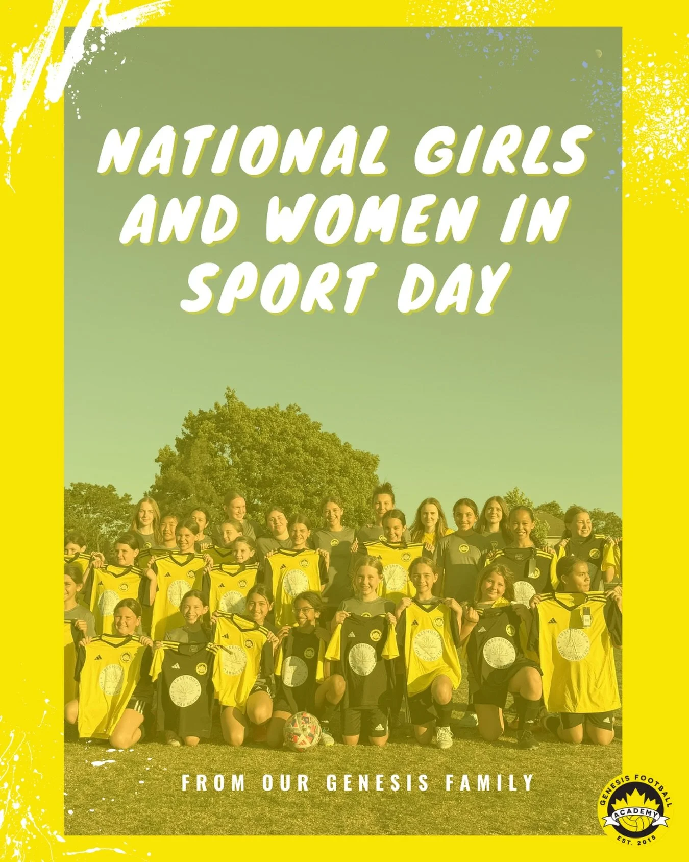 Happy National Women and Girls in Sport day 🖤💛 

Today we celebrate confidence, courage and the power of women in sport. We&rsquo;re proud of our girls and to be raising the next generation of leaders!