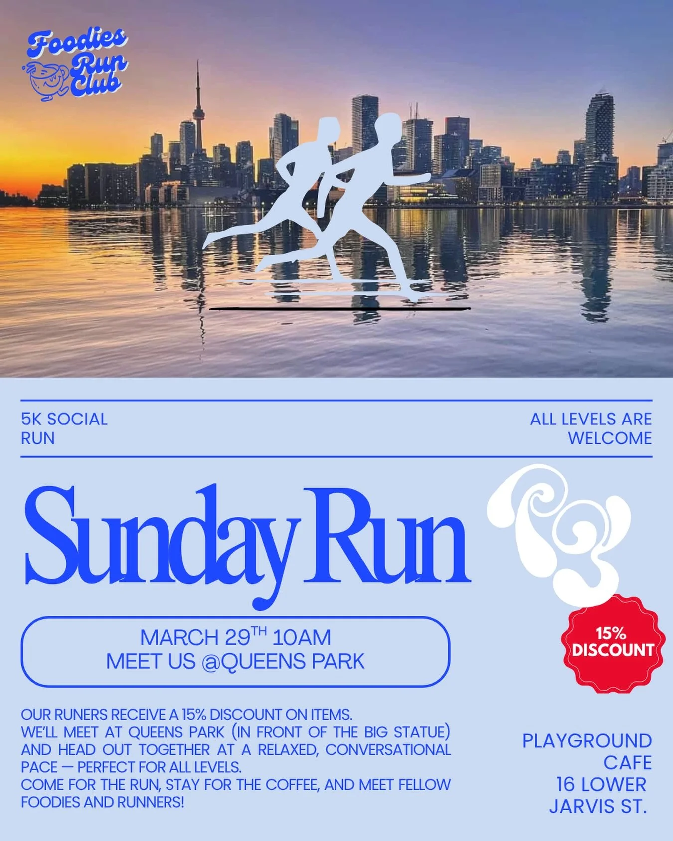 Hello foodies! 
This Sunday, we are running to @play.ground____ on 16 Lower Jarvis St., where you will get a 15% discount on their items! Definitely can&rsquo;t miss out🤩🥰
It looks like it will be sunny this Sunday so make sure you mark your calend