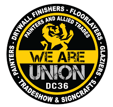 Logo for the organization IUPAT DC 36 "International Union of Painters and Allied Trades District Council 36" for Eunisses Hernandez