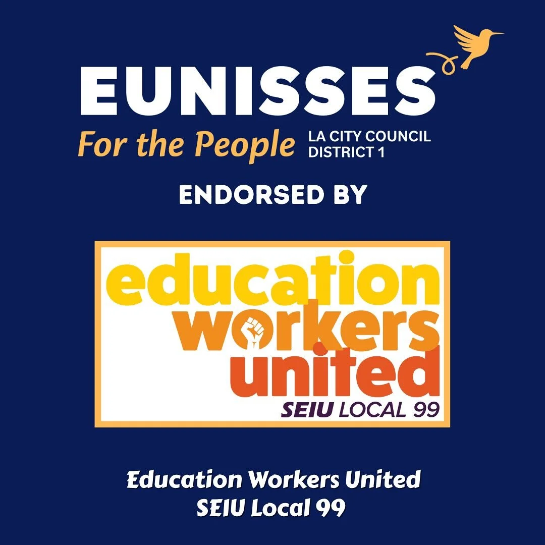 Proud to be endorsed by SEIU Local 99! The education workers who keep our schools going deserve real partners in Council, and I&rsquo;m honored to stand with them as we fight for safer schools, stable housing, and a city that puts working families fi