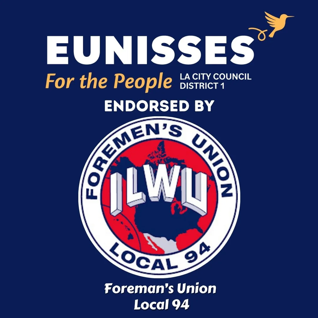 Proud to have the support of ILWU Foreman&rsquo;s Union Local 94! 💛

From the docks to our neighborhoods, Local 94 represents working-class strength and collective power. I&rsquo;m honored to stand with them in the fight for living wages, safer work