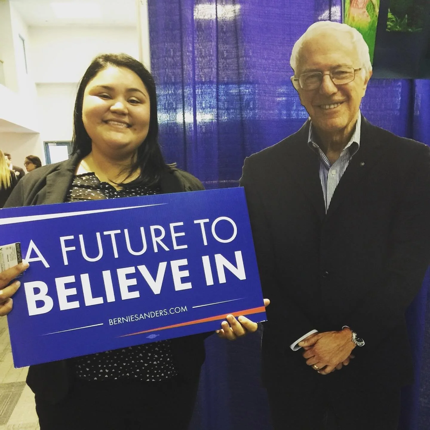 Still standing up to Trump. Still fighting the war on drugs. Still making good trouble at City Hall. Still working hand in hand with @hildasolis. And apparently&hellip;still dealing with cardboard cutouts 😘 We&rsquo;re not new to this, we&rsquo;re t