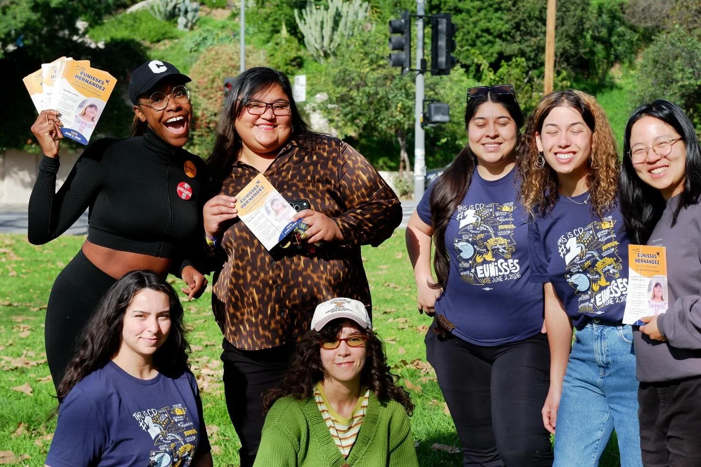 Looking for weekend plans? Pull up! 📢 We&rsquo;ll be at Sycamore Grove Park at 10am today and tomorrow to knock some doors and talk with our neighbors. See y&rsquo;all soon! 🚪Eunisses.us/volunteer