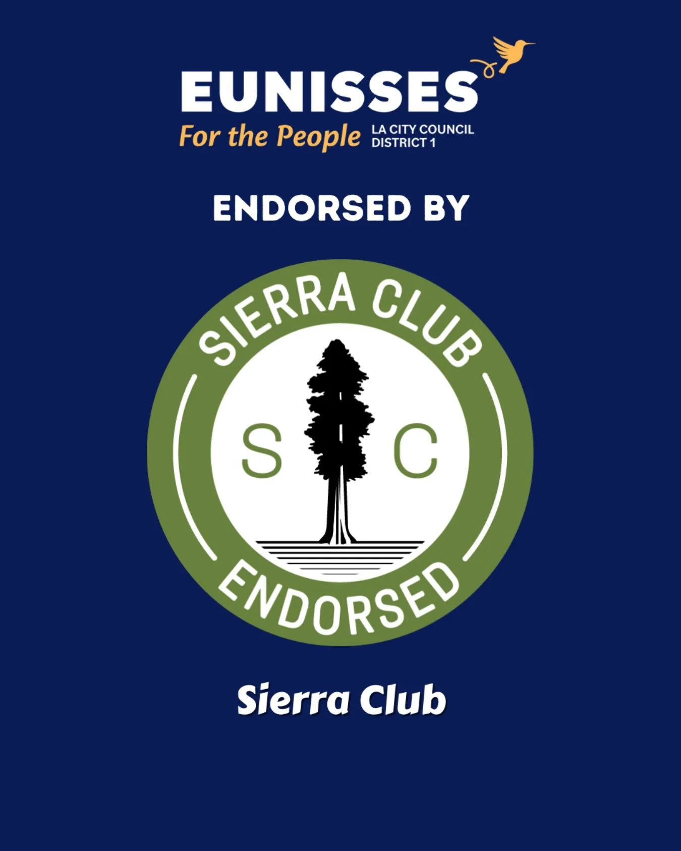 Proud to have received the endorsement of the Sierra Club. 🌎💚

The Sierra Club has long been at the forefront of the fight for environmental justice and a healthier, more sustainable future. I&rsquo;m honored to have their support as we continue wo