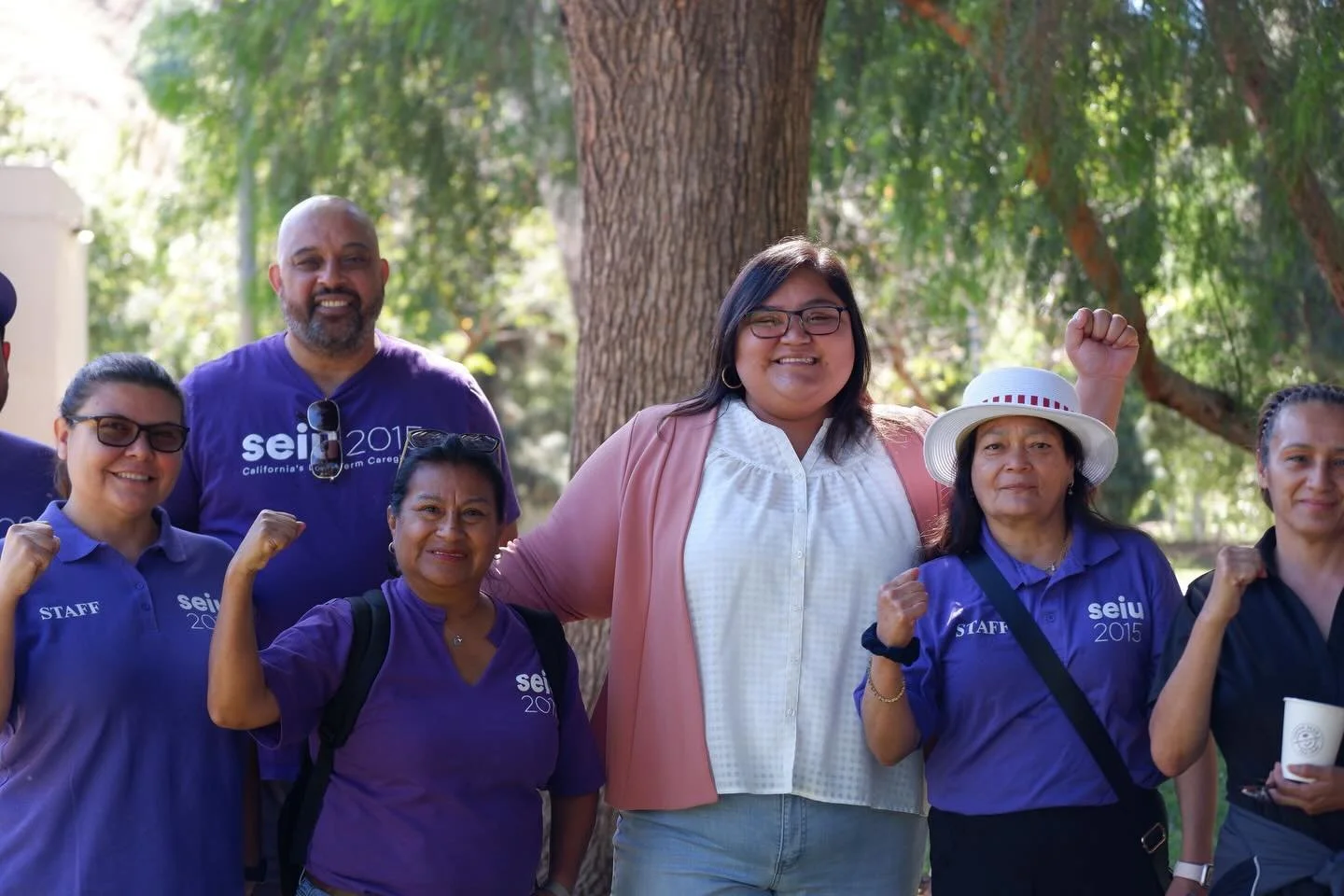 THANK YOU @seiu2015! 💜 Y&rsquo;all came thru and knocked hundreds of doors with us last weekend and my heart is SO full. You are the workers that provide our people with the care and love and dignity that they deserve. I felt that care and love in m