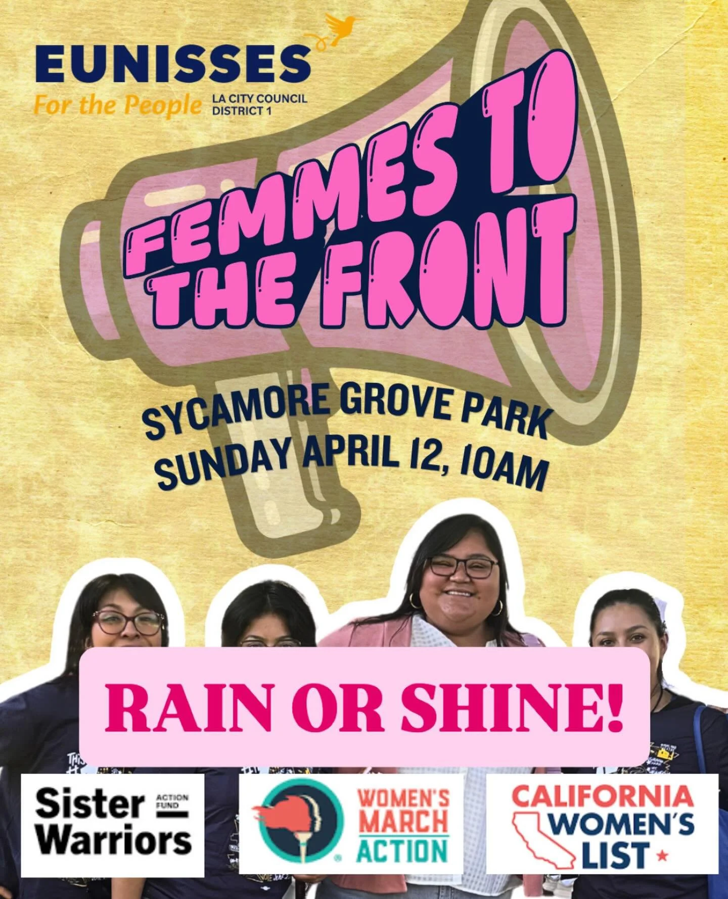 A little drizzle never stopped us! Bring your umbrella and bring a friend &mdash; we&rsquo;re knocking doors in the rain! We&rsquo;ll see you in an hour! ☔️