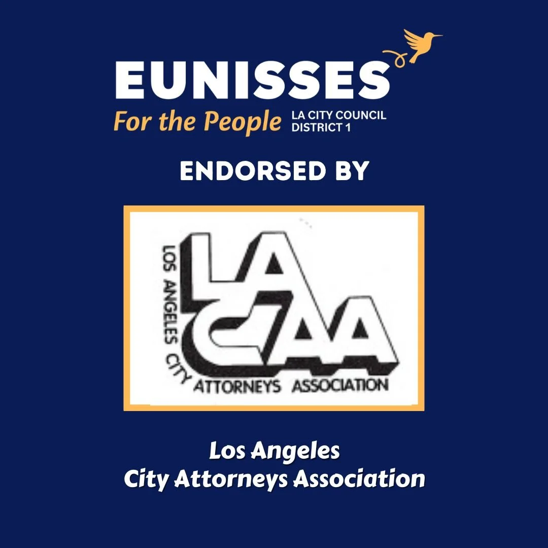 Rounding out the week with another endorsement! 🤩Honored to receive the support of the LA City Attorneys Association! They&rsquo;re on the frontlines of protecting our city and they know real leadership means standing up for tenants, workers, and ev