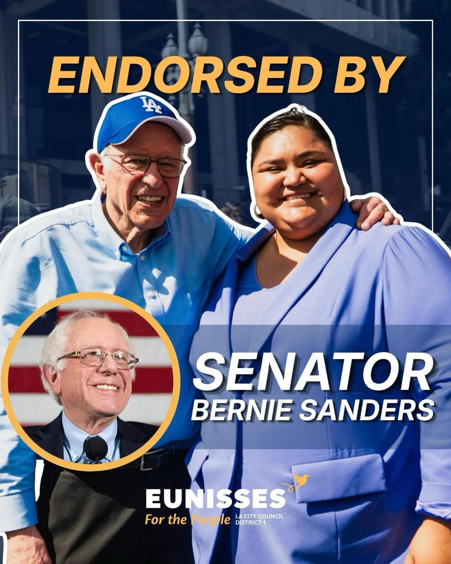 🚨ENDORSEMENT ALERT🚨

Today, I&rsquo;m incredibly honored to earn Senator Bernie Sanders&rsquo; endorsement.

Bernie has helped lead a multiracial working-class movement against oligarchy, corporate greed, and the billionaire capture of our democrac