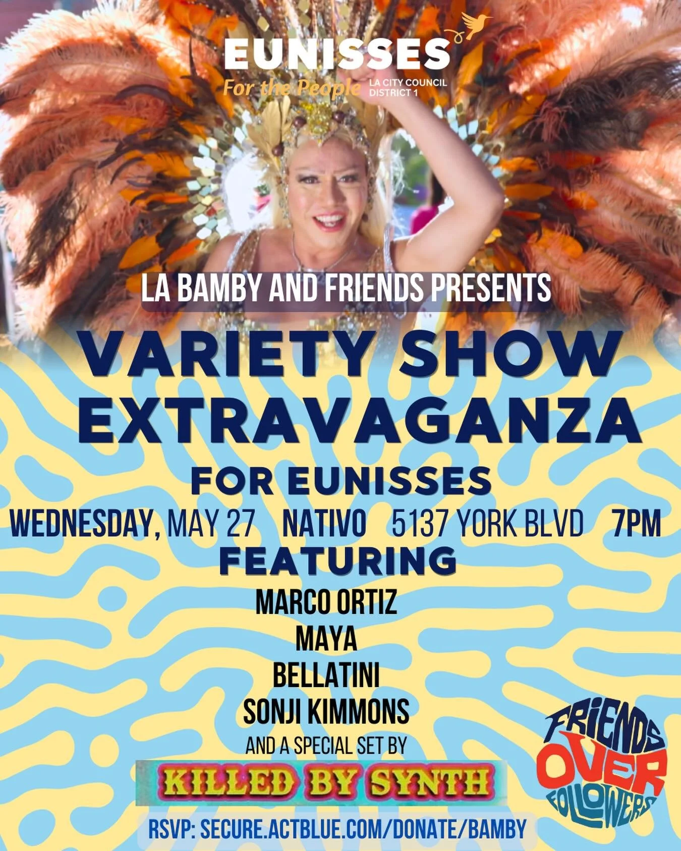 HAPPY HUMPDAY! We are SIX glorious days away from E-Day and we have so many wonderful ways to TAP IN starting with @labamby and @nondocumentedla&rsquo;s banger at Nativo in Highland Park TONIGHT. We have a couple of amazing surprise guests including 