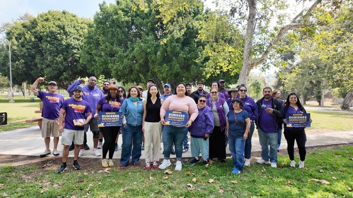 Grateful to have @seiulocal99 and @seiu2015 out knocking doors with us today to help get last-minute voters to the polls 🗳️💛

This is what people power looks like: workers, neighbors, and community coming together to make sure every voice is heard 