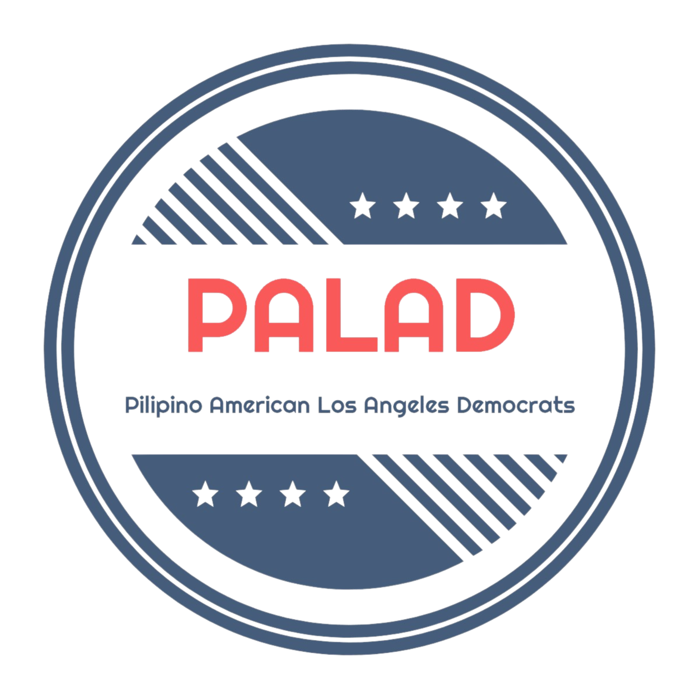Logo for the organization Pilipino American LA Democratic Club (PALAD) for Eunisses Hernandez