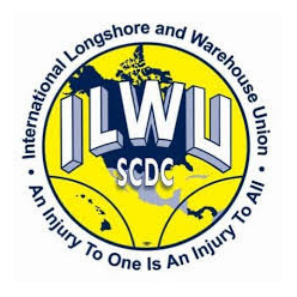 Logo for the organization ILWU SCDC "International Longshore & Warehouse Union Southern California District Council" for Eunisses Hernandez