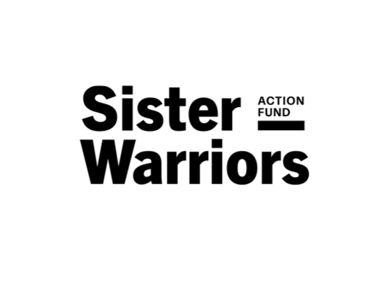 Logo for the organization Sister Warriors Action Fund for Eunisses Hernandez