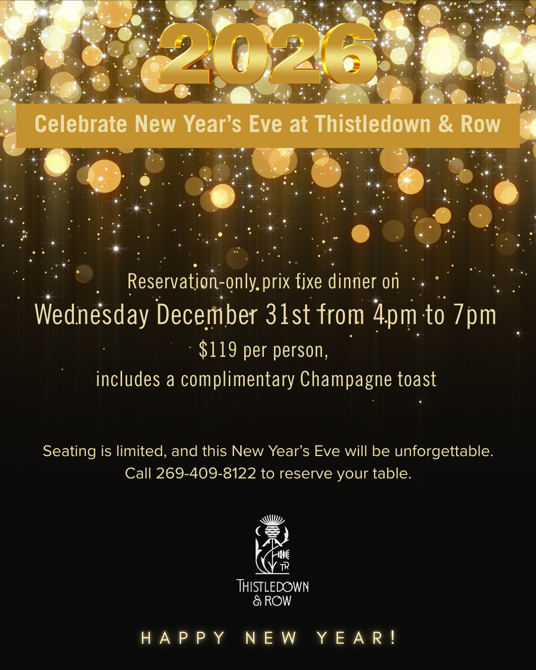 New Years Eve Dinner 