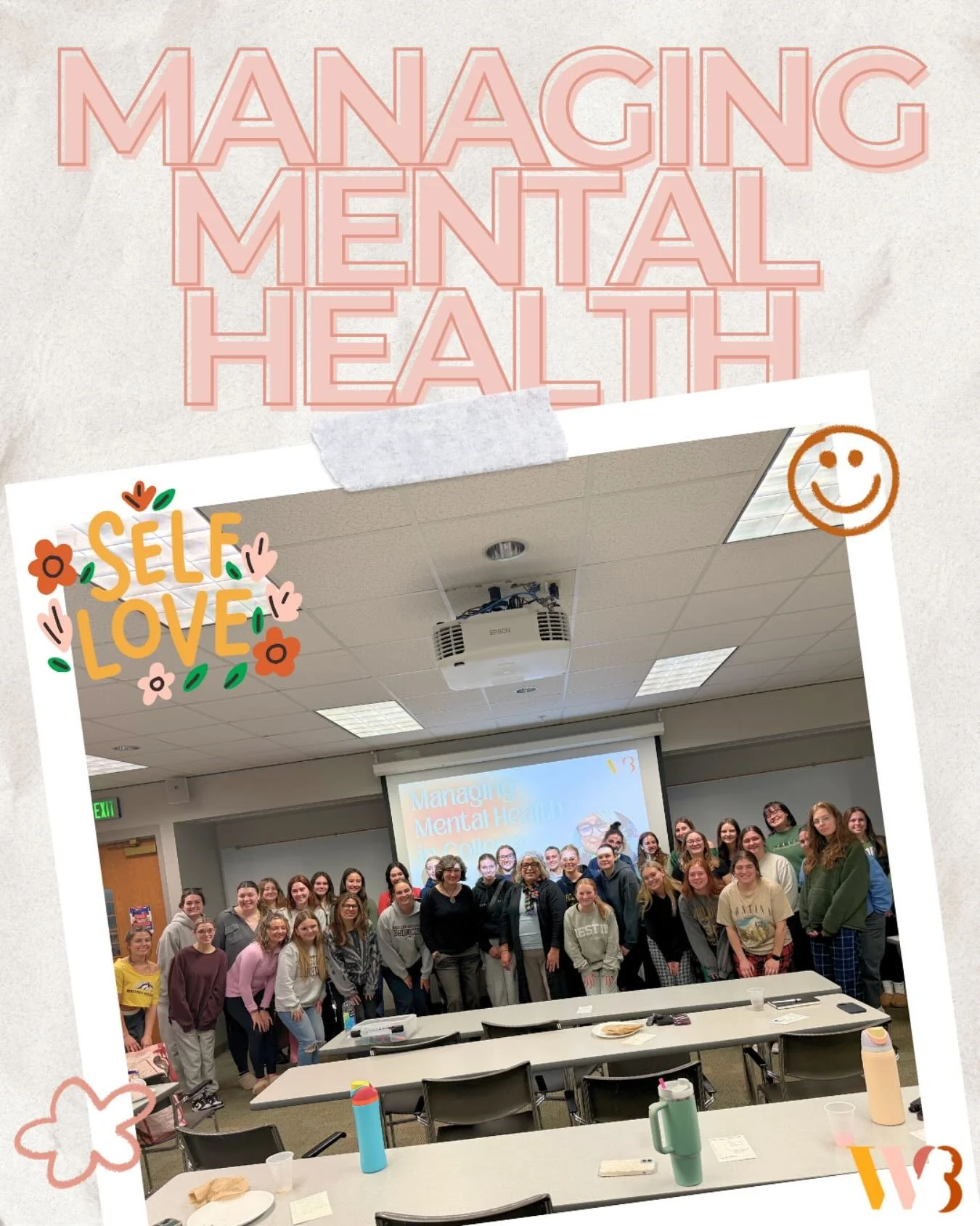 Thanks to everyone who came out to our Managing Mental Health in College night with Dr. Nicole McDonald! Hopefully you all took home some valuable guidance and tips for prioritizing self-care💖🧘&zwj;♀️