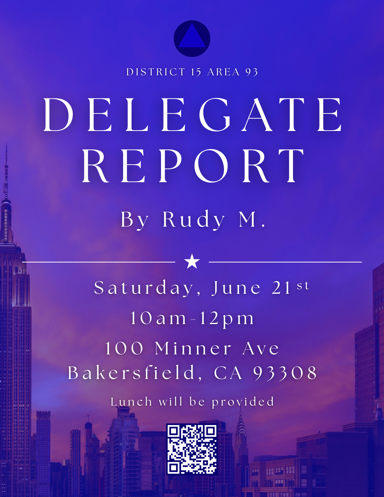 Delegate Report