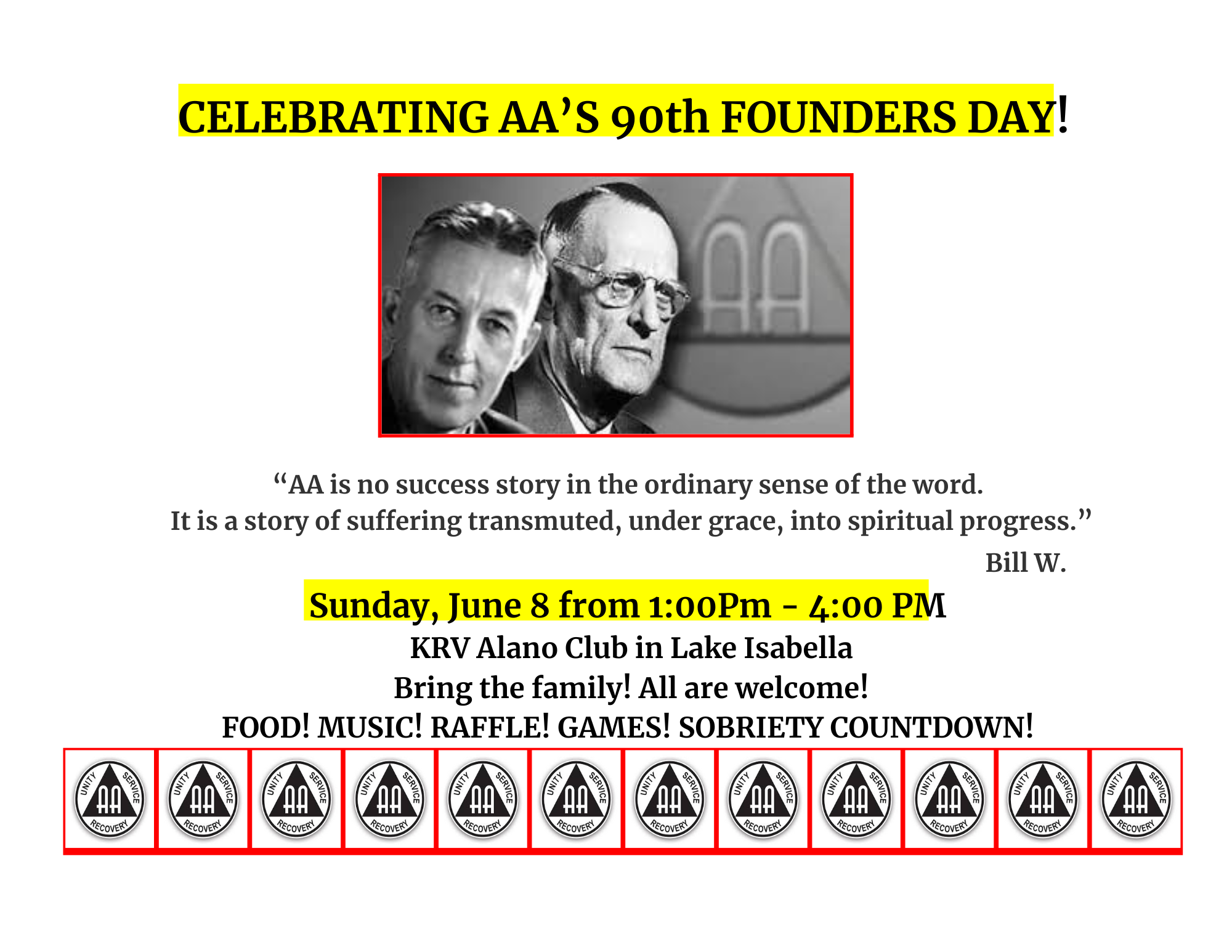 Celebrating AA’S 90th Founders Day!