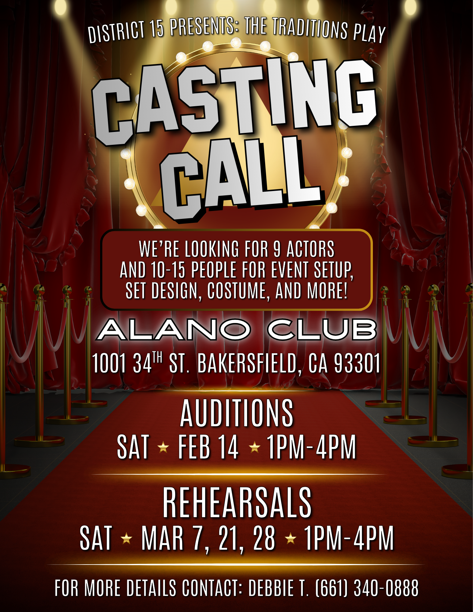 The Traditions Play: Casting Call