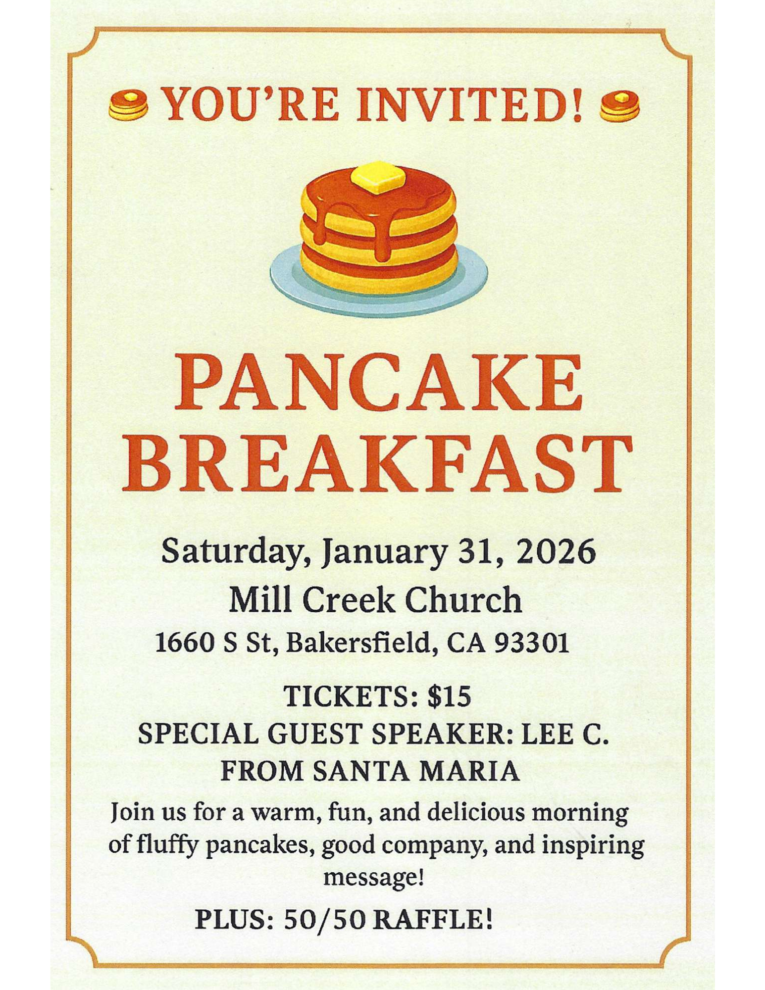 Pancake Breakfast