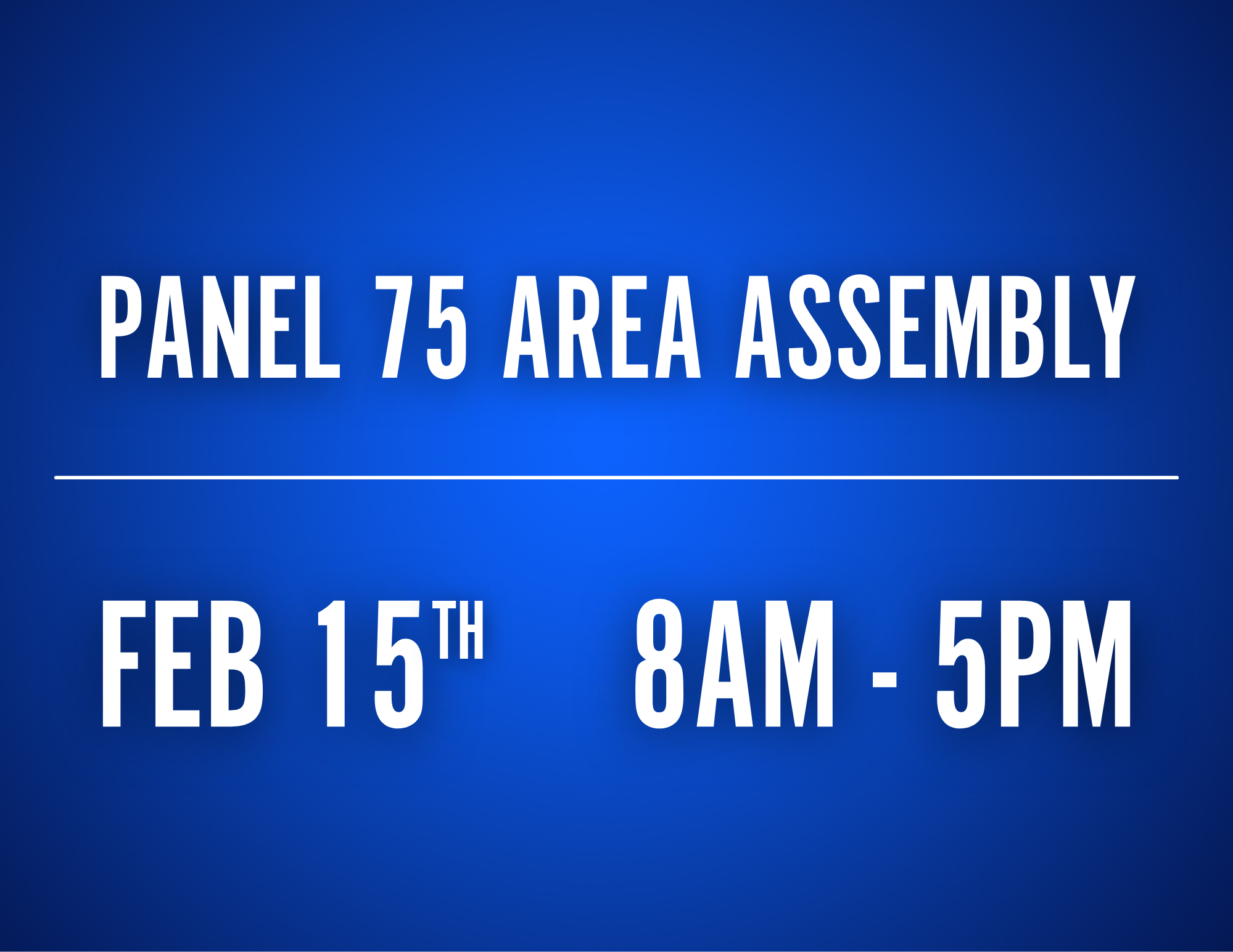 Panel 75 Area Assembly