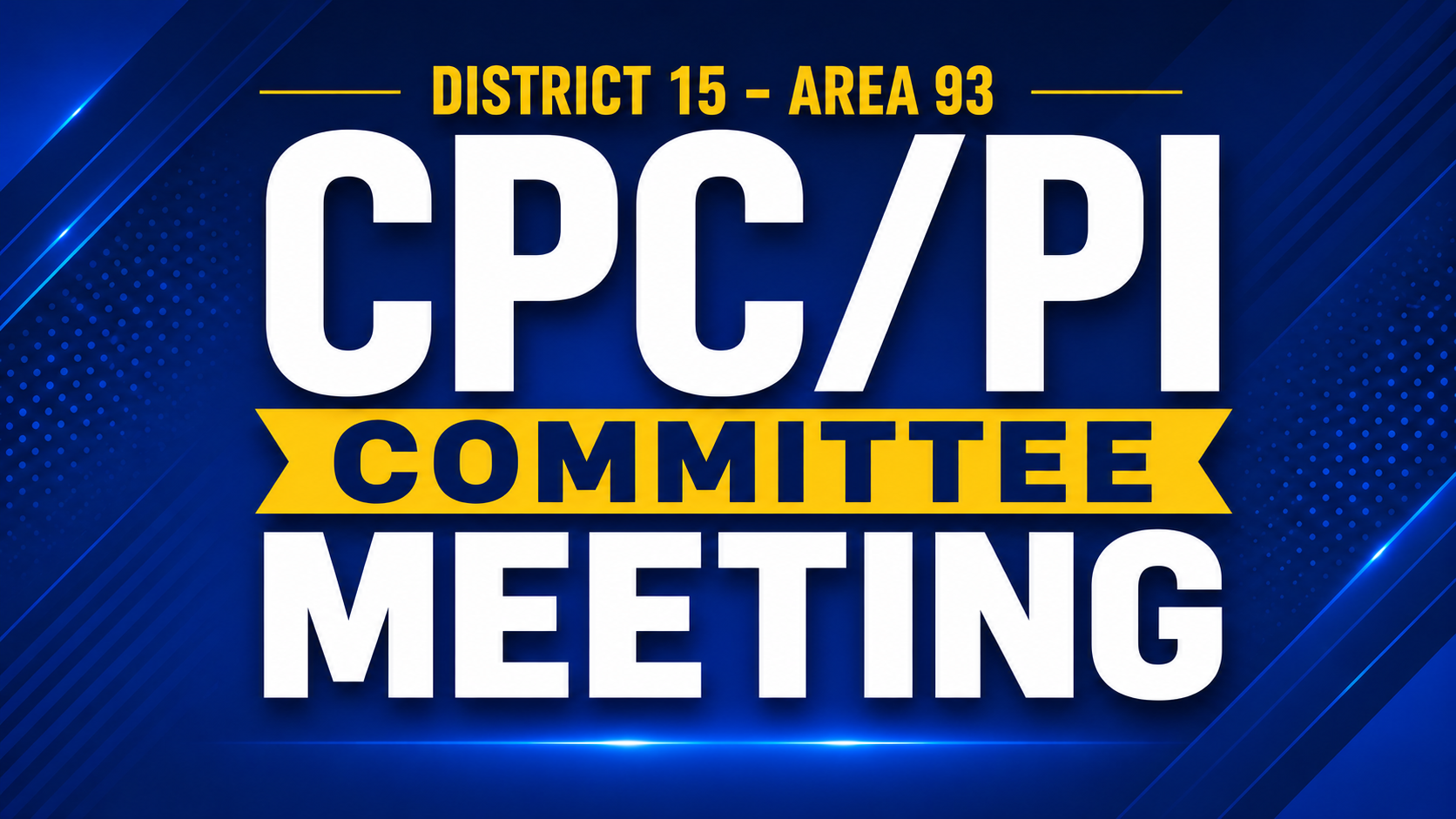 CPC/PI Committee Meeting