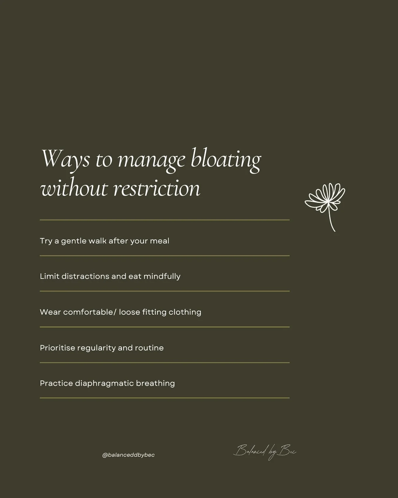 Because we don&rsquo;t believe in restriction here &lt;3333

If you&rsquo;re still cutting out foods and not finding any relief from your symptoms, sometimes it&rsquo;s not always about what you&rsquo;re eating but findings ways to support your body&