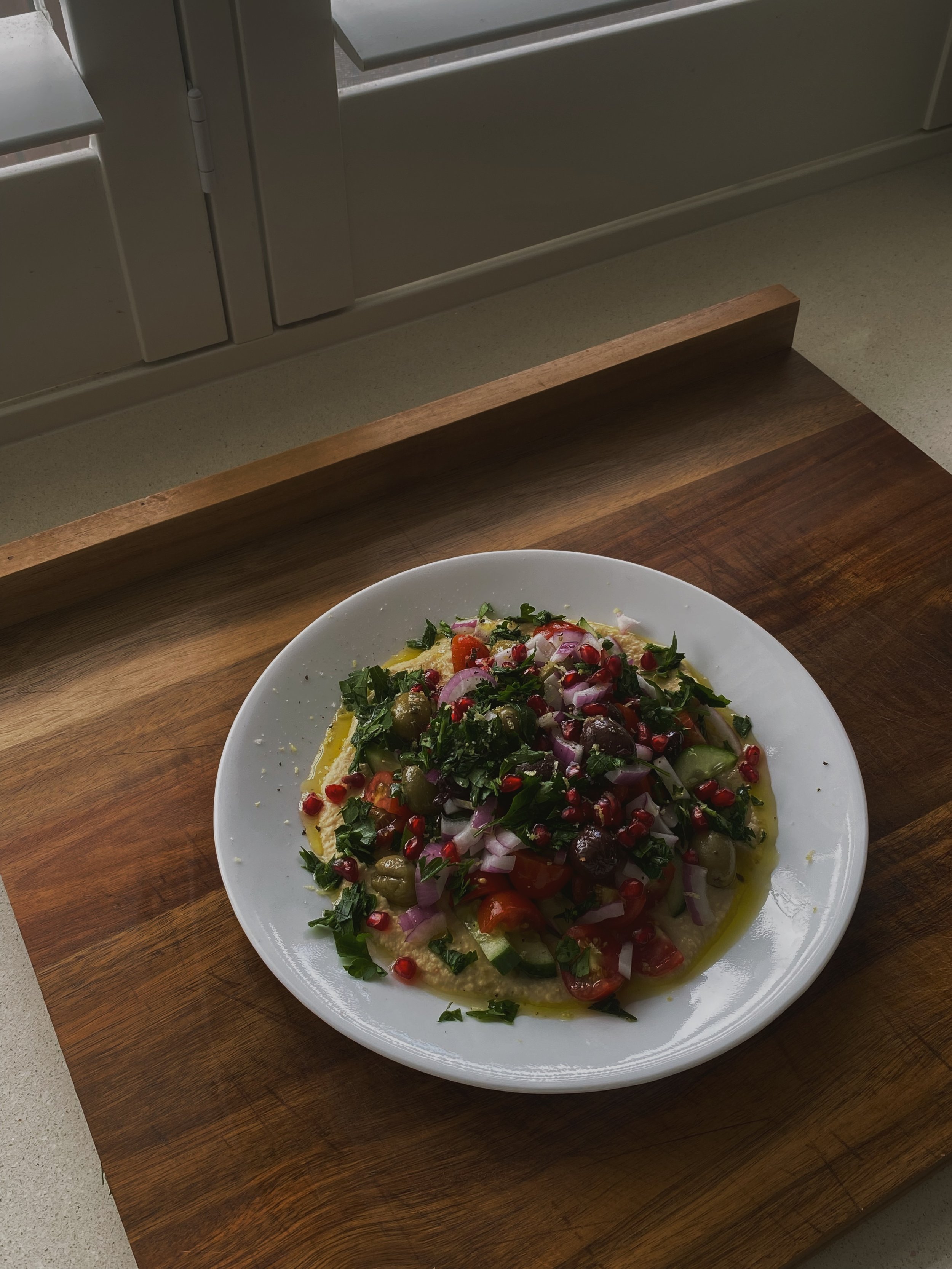 Layered Summer Hummus