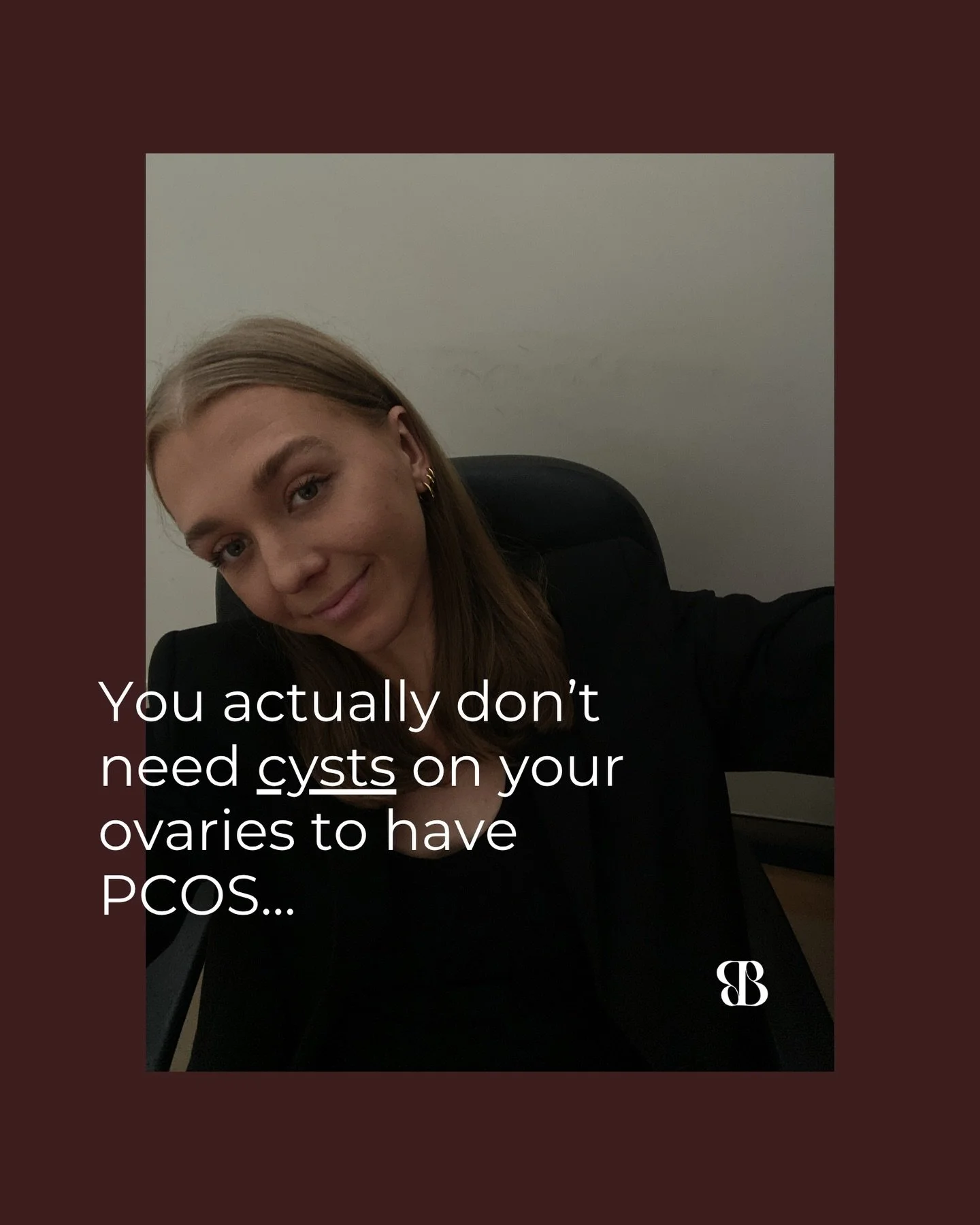 PMOS is the new PCOS. 
But what does this actually mean for you?

Well&hellip; you never actually needed ovarian cysts/ or to have them show up on ultrasound, to have the condition in the first place.

And this is why the name change is so validating