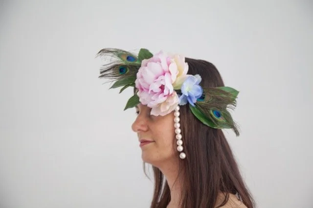 Botanical Notes Faux Flower Crown.jpeg